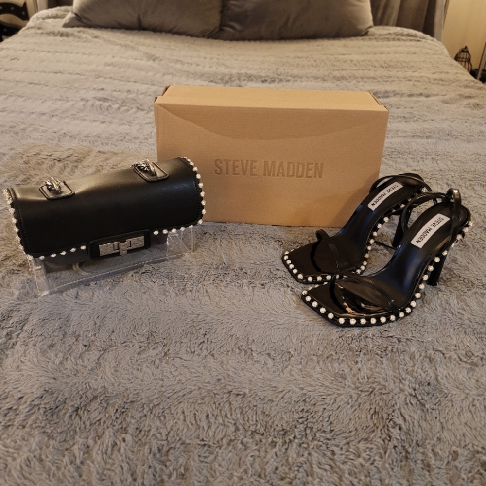 Steve Madden Heels + Handbag